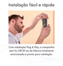 Campainha Sem Fio Externa Com Protetor Antivandalismo  Intelbras CIB 101 de Tomada Bateria 5 Anos