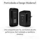 Campainha Sem Fio Externa Com Protetor Antivandalismo  Intelbras CIB 101 de Tomada Bateria 5 Anos