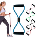 Kit 5 Elástico de Treino Mini Band + Elástico Tensão Extensor Exercício Treino Funcional Fisioterapia em Casa