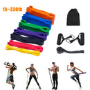 Kit 5 Elástico de Treino Mini Band + Elástico Tensão Extensor Exercício Treino Funcional Fisioterapia em Casa