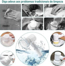 Escova de limpeza elétrica 5 em 1 multiuso sem fio para cozinha/banheiro, limpeza diária de sapatos, tapetes, superfícies em geral