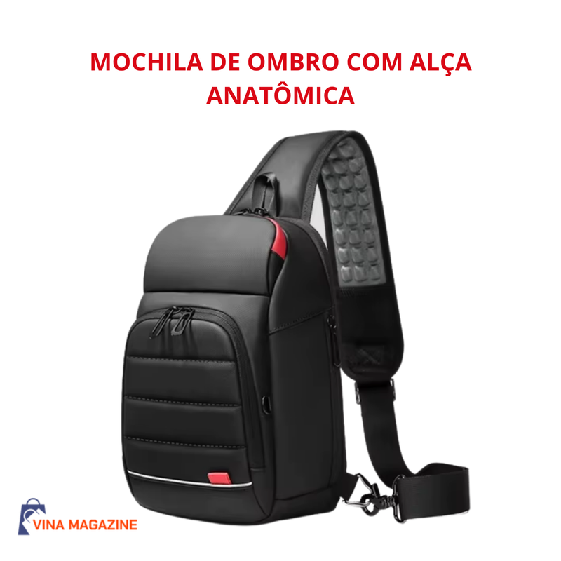 Mochila de Ombro com Alça Anatômica Mochila de Ombro com Alça Anatômica 